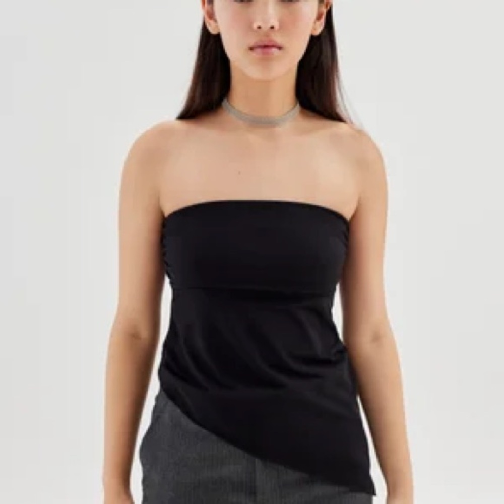 Urban Outfitters Black Strapless Top